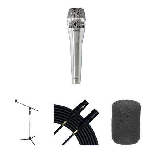 Shure KSM8/N Micrófono Dinámico De Mano Para Escenario Rechazo De Manejo