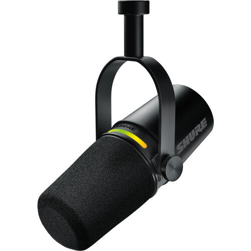 Shure MV7+ Micrófono para Podcast XLR USB con Brazo y Auriculares SRH440A
