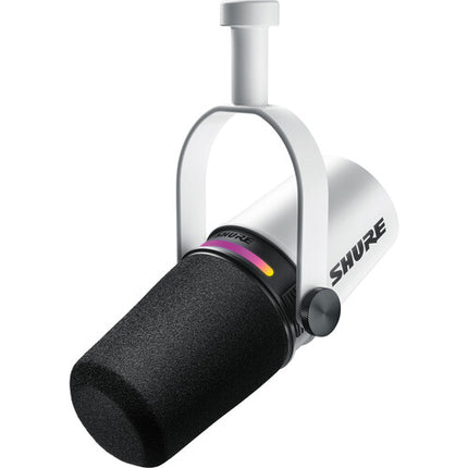 Shure MV7+ Micrófono para Podcast XLR USB con Brazo y Auriculares