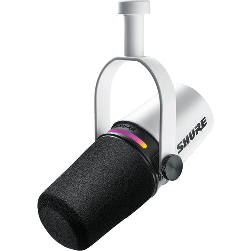 Shure MV7+ Micrófono para Podcast XLR USB con Brazo y Auriculares