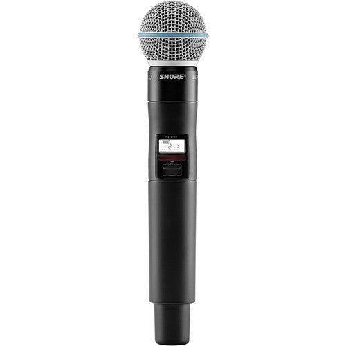 Shure QLXD24/B58 Micrófono Inalámbrico Digital Beta 58A 9 Horas Batería