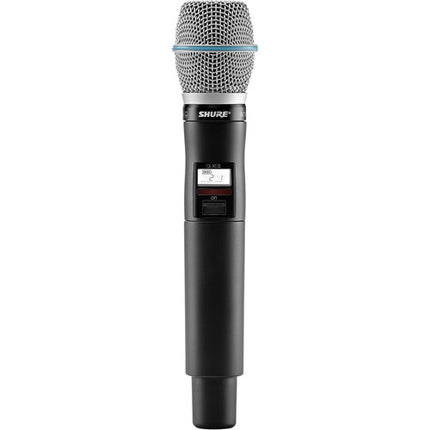 Shure QLXD24/B87A Sistema Micrófono Inalámbrico Digital Mano Beta 87A 9 Horas Batería