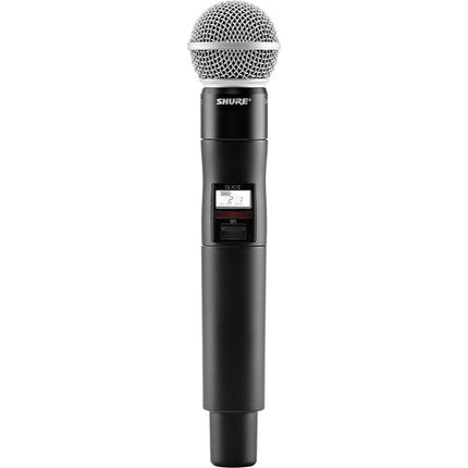 Shure QLXD24/SM58 Sistema Inalámbrico Digital Micrófono de Mano 9 Horas Batería