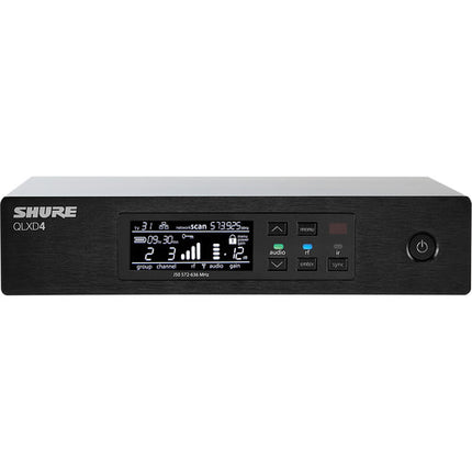 Shure QLXD2 Sistema de Micrófono Inalámbrico Digital Mano y Lavalier G50 con Cápsula SM58 y Mic Lav TA4