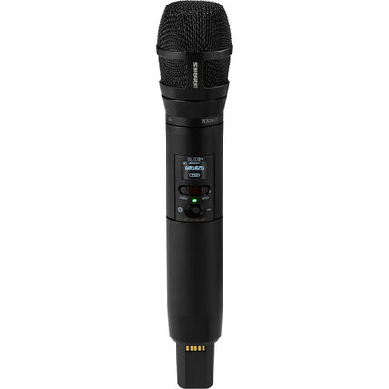 Shure SLXD4Q+ Receptor Inalámbrico Digital Quad con Cuatro Micrófonos SLXD2+ Nexadyne 8/C 138 MHz Tuning Range 330 Pies Alcance