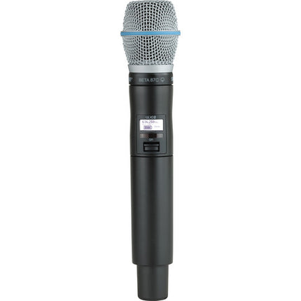 Shure ULXD24/B87C Sistema Inalámbrico de Mano Banda H50 con Receptor ULXD4 y Transmisor ULXD2-B87C
