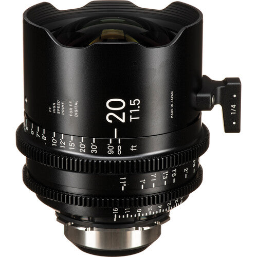 Sigma T1.5 Cine FF Set 5 Lentes PL 20 24 35 50 85mm T1.5 marca