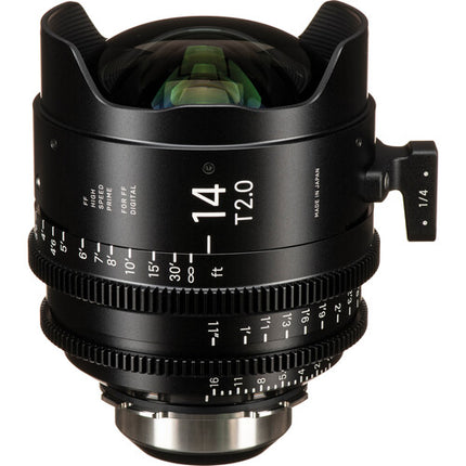 Sigma T2 Set de 2 Lentes Cine FF Alta Velocidad 14mm 135mm Montura PL