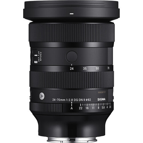 Sigma 24-70mm f/2.8 DG DN II Art Lente Sony E con 128GB SDXC 2-Pack