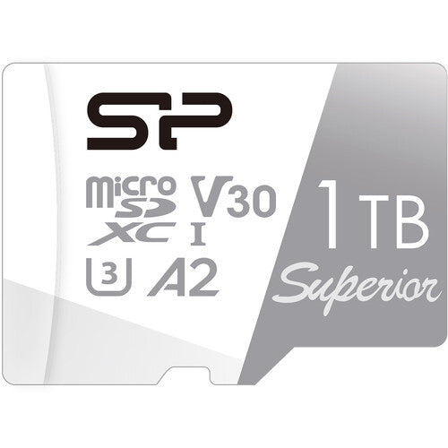 Silicon Power 1TB microSDXC UHS-I Tarjeta de Memoria con Adaptador y Lector USB-C