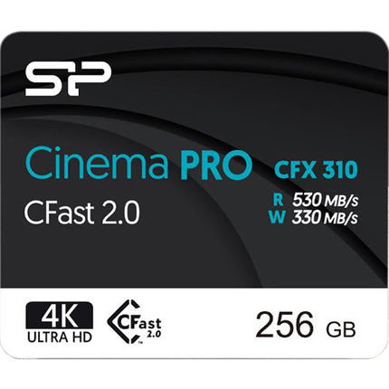 Silicon Power Tarjetas de Memoria cFAST 2.0 256GB y microSDXC 256GB con Adaptador SD