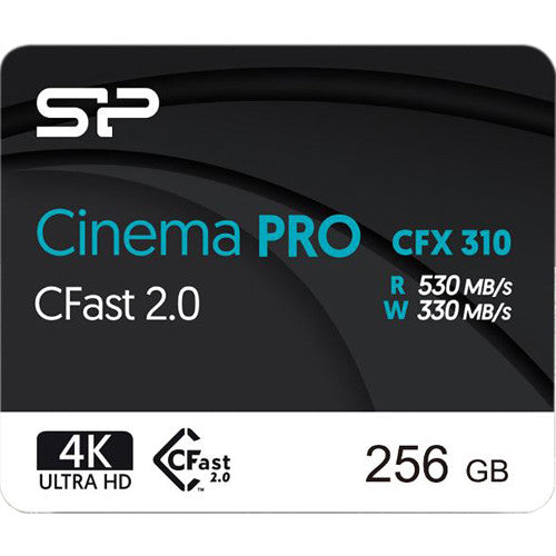 Silicon Power Tarjetas de Memoria cFAST 2.0 256GB y microSDXC 256GB con Adaptador SD