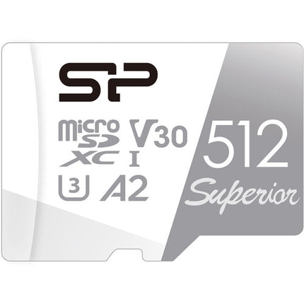 Silicon Power 512GB microSDXC tarjeta UHS-I velocidad 100MBs con adaptador y lector USB-C