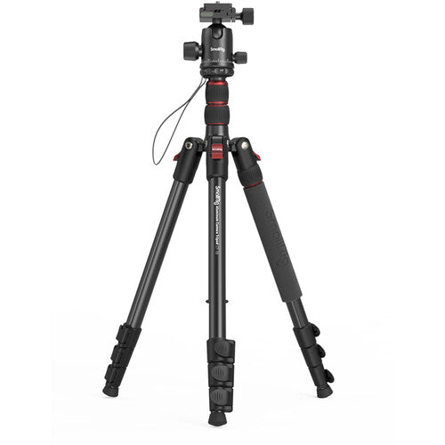 SmallRig CT-10 Trípode de Aluminio para Viaje 70.9 pulgs con Cabezal de Bola y Dolly Universal