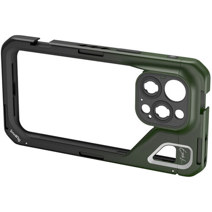 SmallRig Jaula para Video Móvil iPhone 15 Pro Max con Filtro VND 52mm y Anillo Adaptador