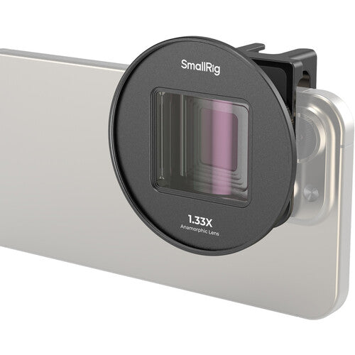 SmallRig Lente Anamórfico 1.33x para Móviles con Kit de Filtros 5-en-1 67mm