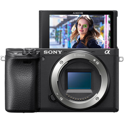 Sony a6400 Cámara Sin Espejo 24.2MP con Bolsa Batería y Tarjeta 64GB