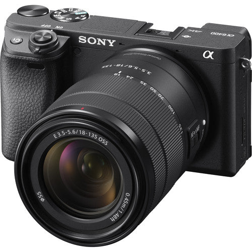 Sony a6400 Cámara sin Espejo 24.2MP 18-135mm Incluye Bolsa Batería Memoria 64GB