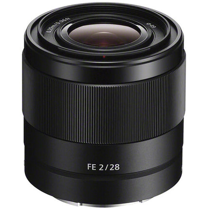 Sony FE 28mm f/2 Objetivo E-Mount Full Frame con Kit de Filtro UV 49mm