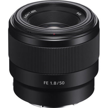 Sony FE 50mm f1.8 Objetivo Full-Frame con Kit Filtro UV 49mm