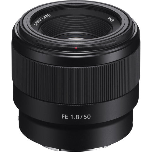Sony FE 50mm f1.8 Objetivo Full-Frame con Kit Filtro UV 49mm