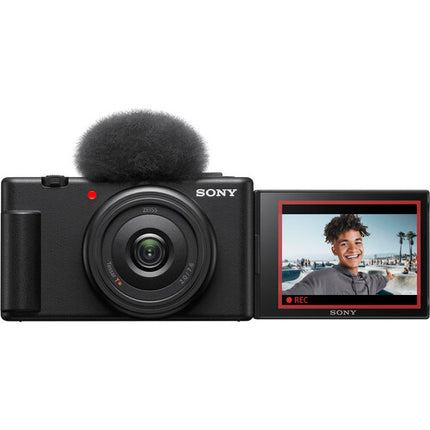 Sony ZV-1F Cámara Vlogging con Micrófono ECM-G1 y Empuñadura GP-VPT3