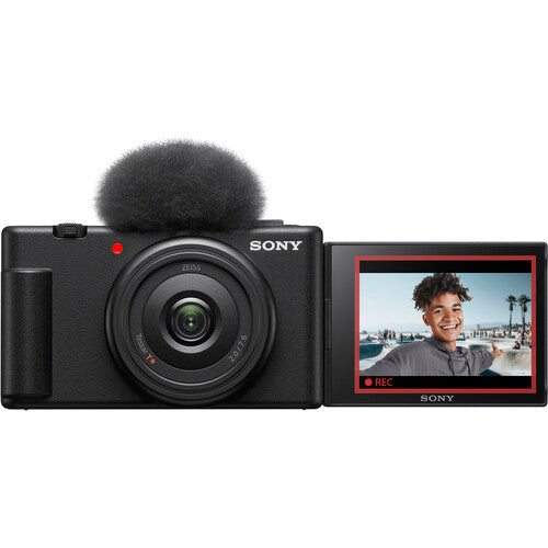 Sony ZV-1F Cámara Vlogging con Micrófono ECM-G1 y Empuñadura GP-VPT3