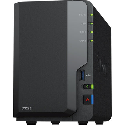Synology DiskStation DS223 NAS 8TB 2-Bahías 2x4TB 5400 rpm SATA III