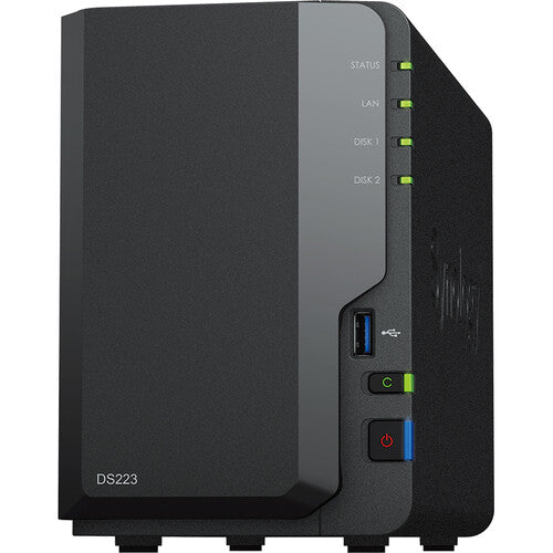 Synology DiskStation DS223 NAS 8TB 2-Bahías 2x4TB 5400 rpm SATA III