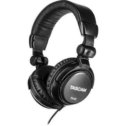 TASCAM TH-02 Auriculares de Estudio Cerrados 50mm Impedancia 32 Ohm Negro 3 Unidades