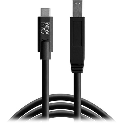 Tether Tools TetherPro Cable USB Tipo C a USB 3.0 Tipo B 15 pies Kit Montaje TetherBLOCK