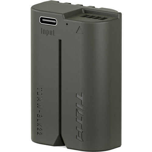Tilta DMW-BLK22 Kit con 2 baterías 2400mAh y estación de carga portátil verde para cámaras Panasonic Lumix