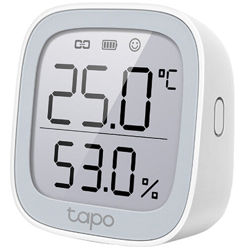 TP-Link Tapo T315 Sensor Inteligente de Temperatura y Humedad con Hub H100 y Sirena 90 dB