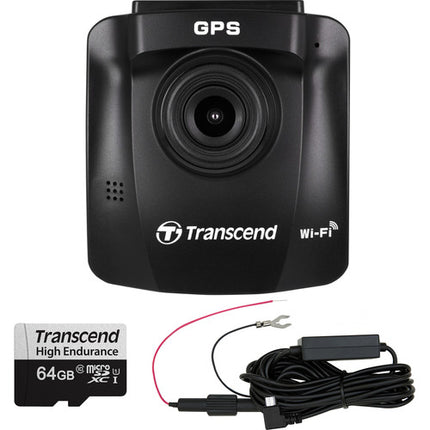 Transcend DrivePro 230 Cámara para Auto 1080p 130° FOV 64GB MicroSD