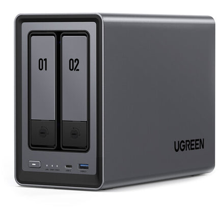 UGREEN 24TB NASync DXP2800 2-Bahías NAS con 2 x 12TB 7200rpm SATA III