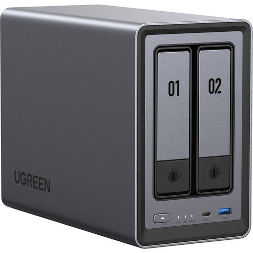 UGREEN 16TB NASync DXP2800 NAS con 2x8TB SATA III 5640 rpm 2 Bahías