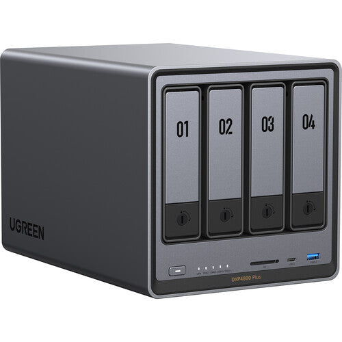 UGREEN 32TB NASync DXP4800 Plus 4-Bahías NAS con 8GB RAM 128GB SSD