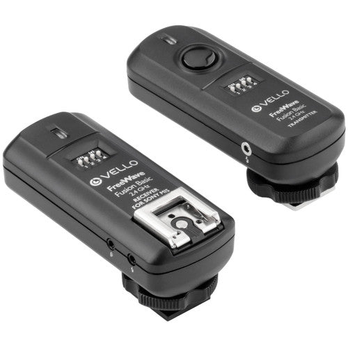 Vello FreeWave Fusion Basic Kit de Disparador Inalámbrico 2 Receptores para Sony 16 Canales Alcance 100 m