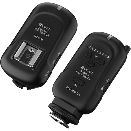 Vello FreeWave LR Kit disparador flash inalámbrico 2.4 GHz 600 pies alcance 2 receptores