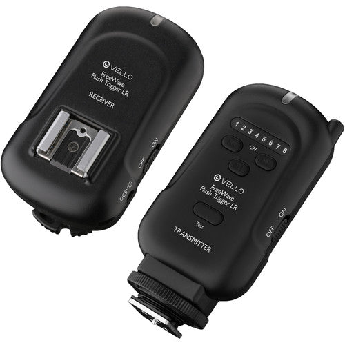 Vello FreeWave LR Kit disparador flash inalámbrico 2.4 GHz 600 pies alcance 2 receptores
