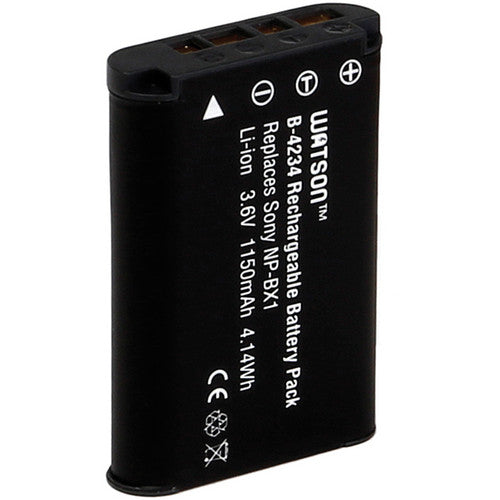 Watson NP-BX1 Batería de Litio 3.6V 1150mAh Kit Cargador AC/DC Compacto