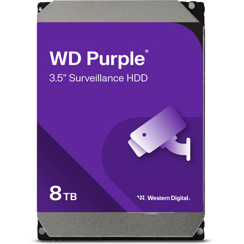 WD 8TB Purple Disco Duro Interno 3.5" SATA III 5640 rpm 256MB Cache