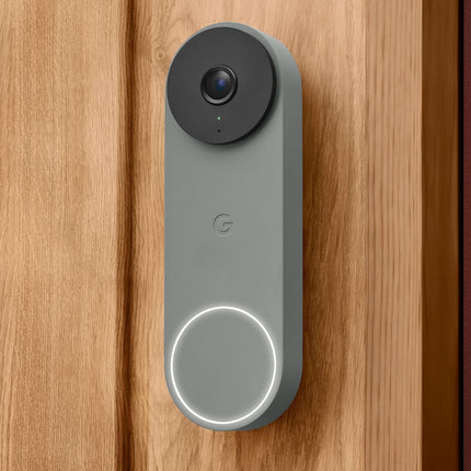 Nest Doorbell alambrico 3ra generación color Hazel timbre inteligente