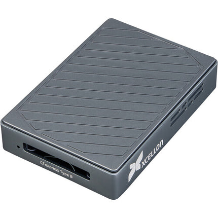 Xcellon Lector de Tarjetas CFexpress 4.0 Tipo B con Adaptador Tipo A a B y USB4 40 Gb/s
