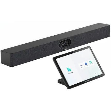 Yealink A40 Collaboration Bar y MD65 Monitor 65" UHD 4K para salas medianas