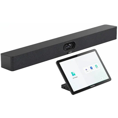 Yealink A40 Collaboration Bar y MD65 Monitor 65" UHD 4K para salas medianas