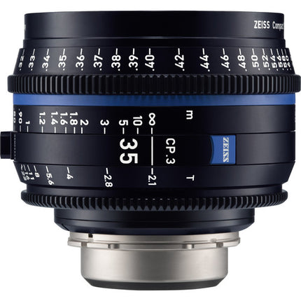 ZEISS CP.3 Kit de 3 lentes Prime EF Mount Full Frame T2.1 Feet