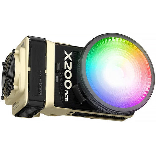Zhiyun Molus X200 Luz LED RGB COB Kit Completo Softbox Parabólica 60D